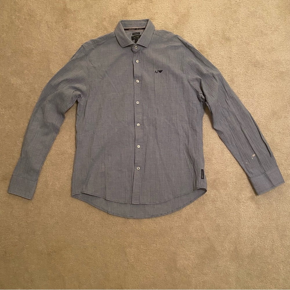 Armani Jeans Long Sleeve Button Shirt Men’s Size XL